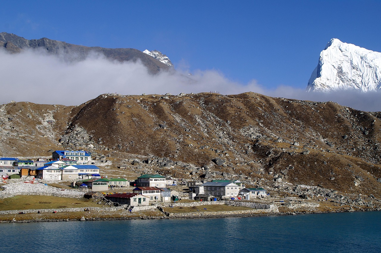 View from the Gokyo Lake during Gokyo Valley Trekking